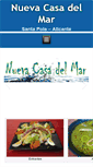 Mobile Screenshot of nuevacasadelmar.com